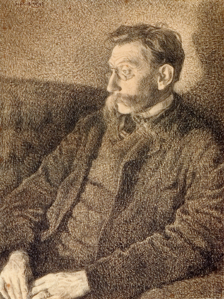 Théo Van Rysselberghe, Ritratto di Émile Verhaeren
