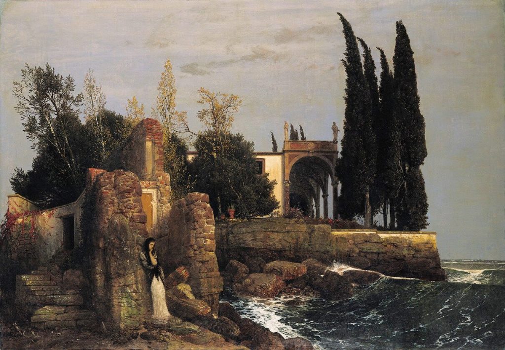 Arnold Böcklin, Villa junto al mar